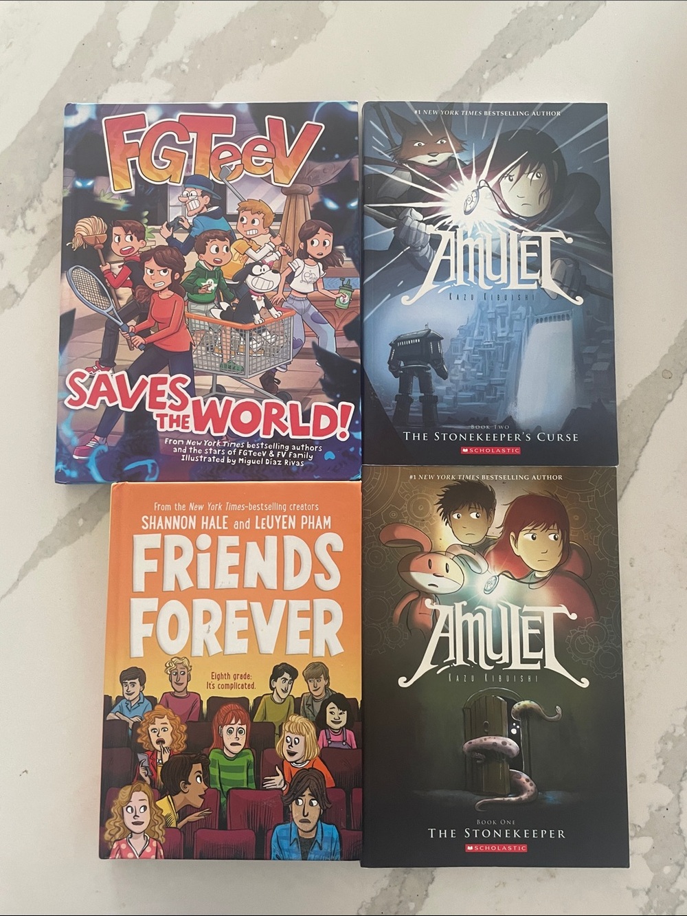 Four youth graphic novels